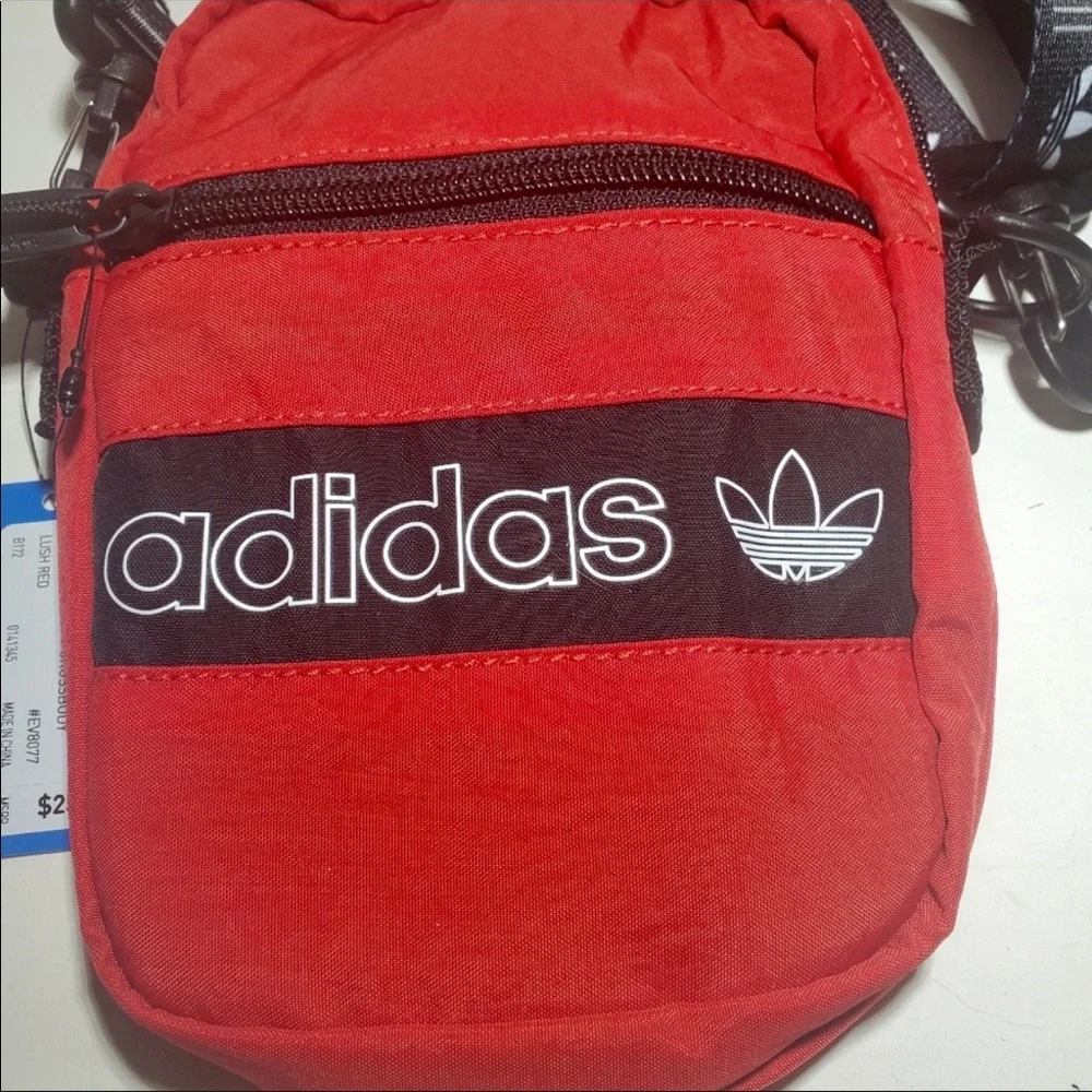 Adidas Festival Crossbody Bag Red NWT